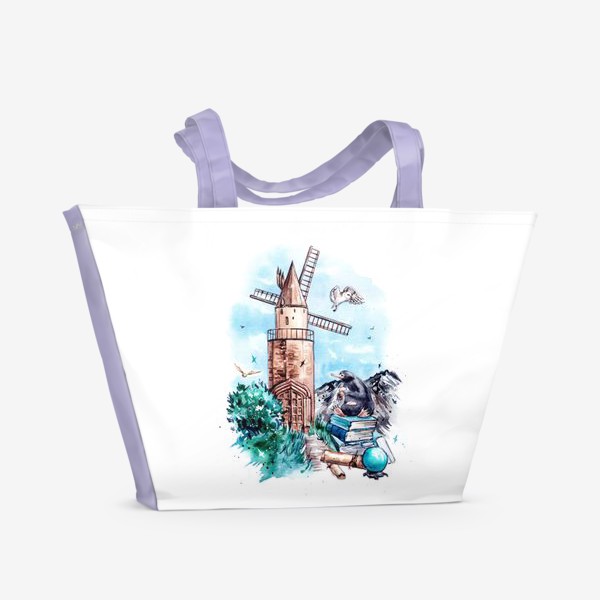 Пляжная сумка «волшебная мельница»