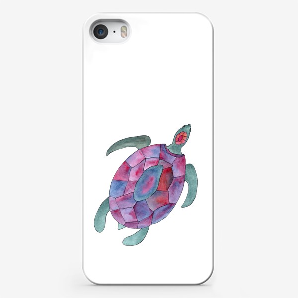 Чехол iPhone «Черепаха. Королева морских глубин.»