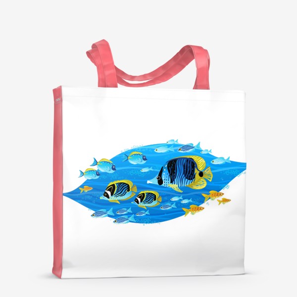Сумка-шоппер «Море. Тропические рыбки»
