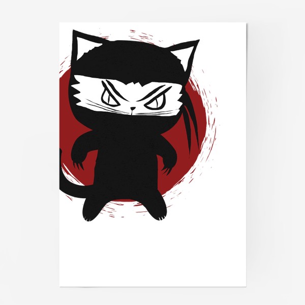 Постер «Ninja Cat»
