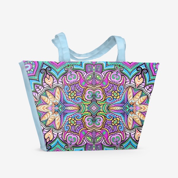 Пляжная сумка «Цветник Жизни»