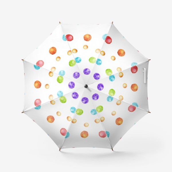 Зонт «Пушистые шарики»