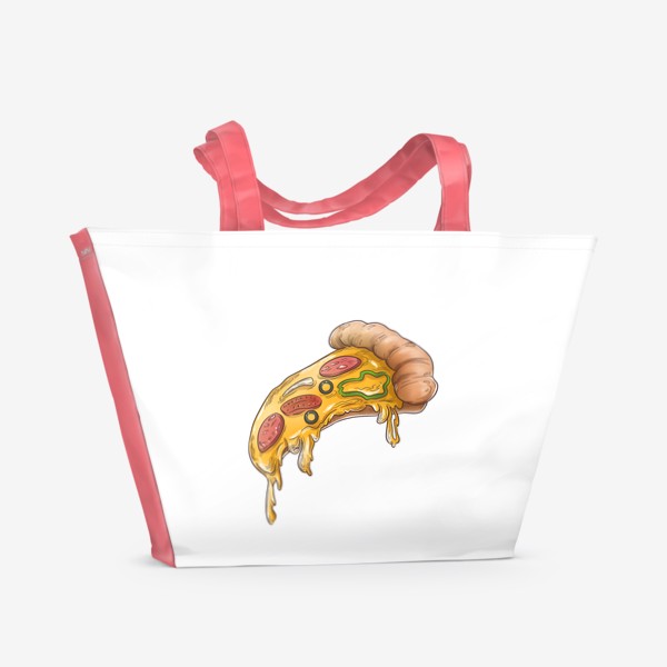 Пляжная сумка «Пицца »