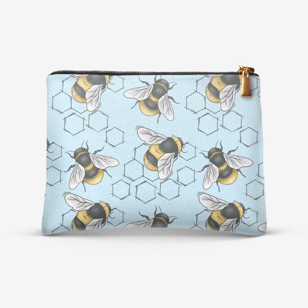 Косметичка «Пчелы с сотами»