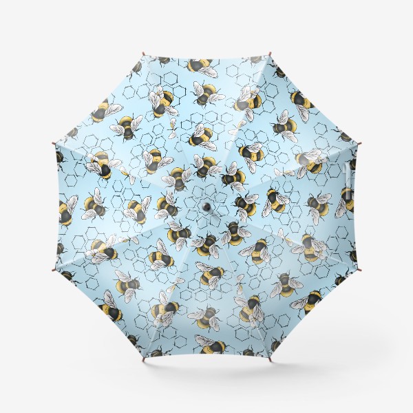 Зонт «Пчелы с сотами»