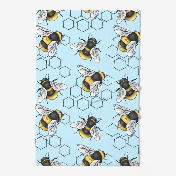 Полотенце «Пчелы с сотами»