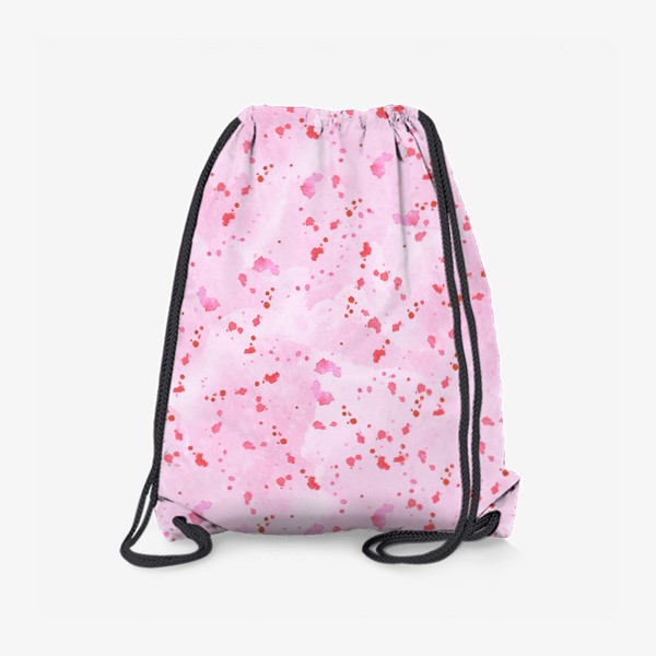 Рюкзак «Розовые акварельные брызги»