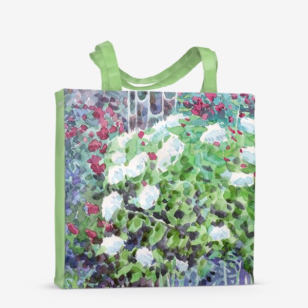Сумка-шоппер «Цветущий сад (гортензия)»