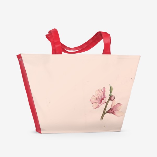 Пляжная сумка «Цветущая ветка»