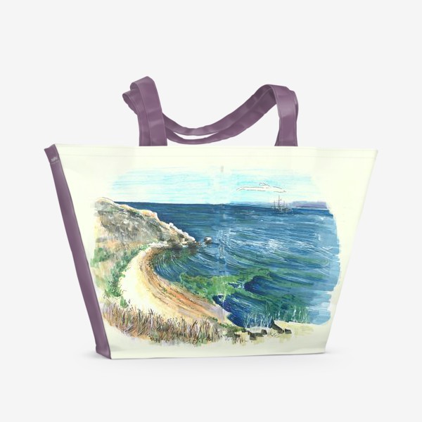Пляжная сумка «Крымское море»