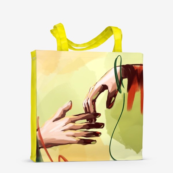 Сумка-шоппер «Руки связанные нитью»
