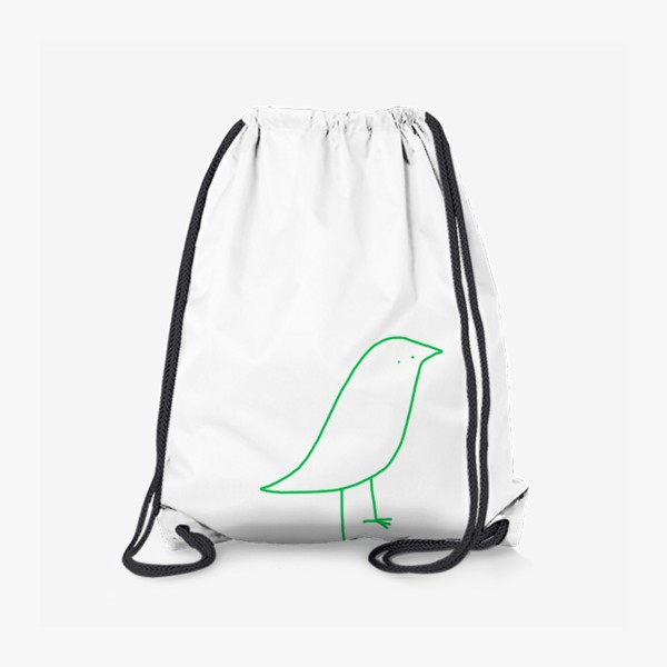 Рюкзак «Зеленая птичка»