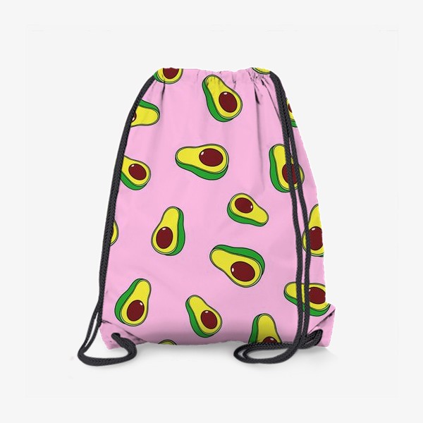 Рюкзак «Авокадо, нежно-розовый»