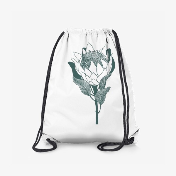 Рюкзак «Цветок протеи в графическом стиле»