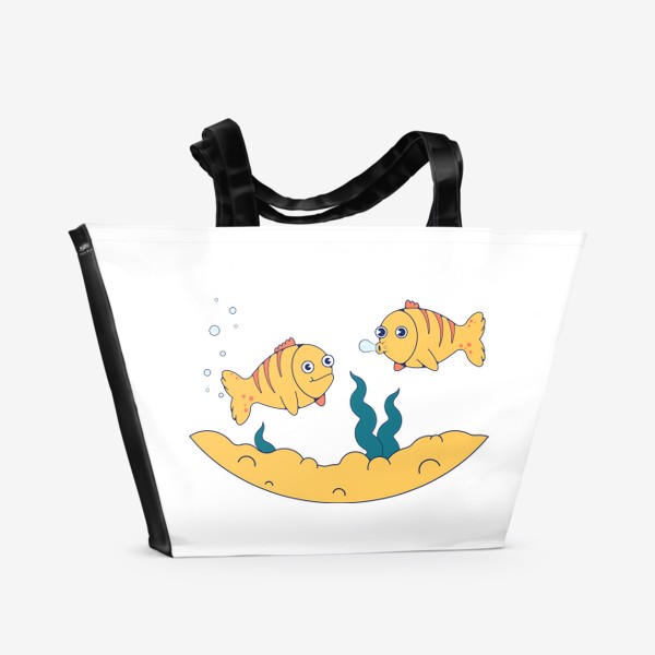 Пляжная сумка &laquo;Золотые рыбки&raquo;