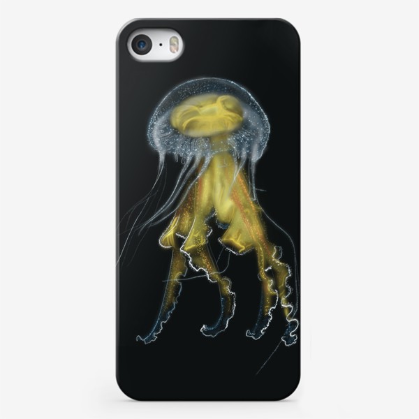 Чехол iPhone «Желтая медуза»