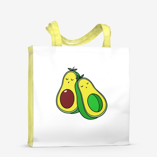 Сумка-шоппер «Авокадо любовь»