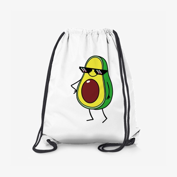 Рюкзак «Авокадо в очках, мем»