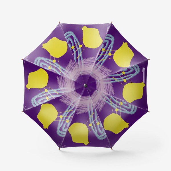Зонт «желтый пришелец»