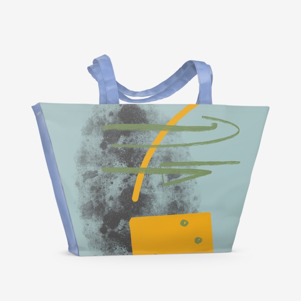 Пляжная сумка «туманность и сыр»