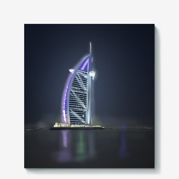 Холст «Дубаи. Достопримечательности мира.»