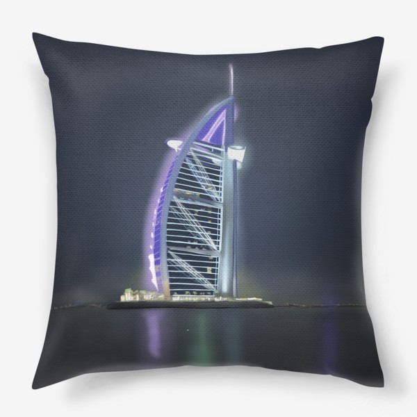 Подушка «Дубаи. Достопримечательности мира.»