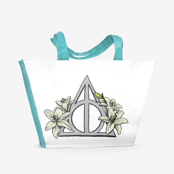 Пляжная сумка «Дары смерти Гарри Поттер Лилии»
