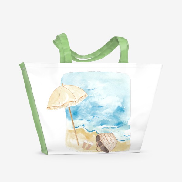 Пляжная сумка «Море. Отпуск. Океан»