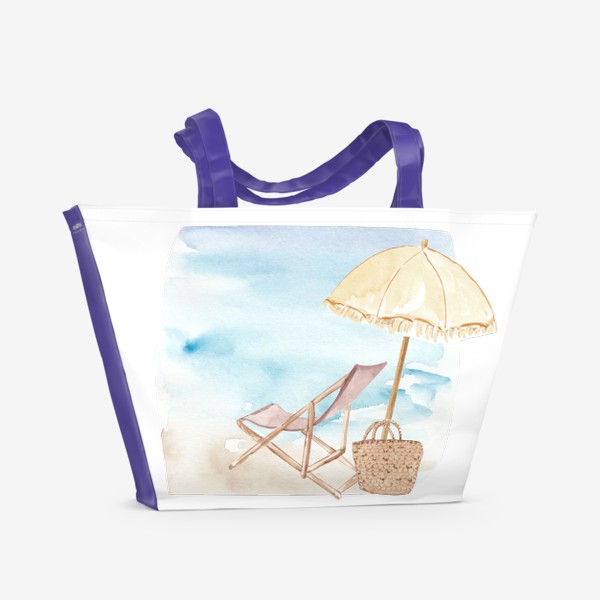 Пляжная сумка «Море. Отпуск. Океан»