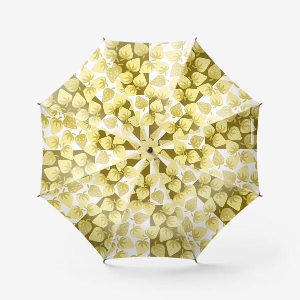 Зонт «Желтая клубника»