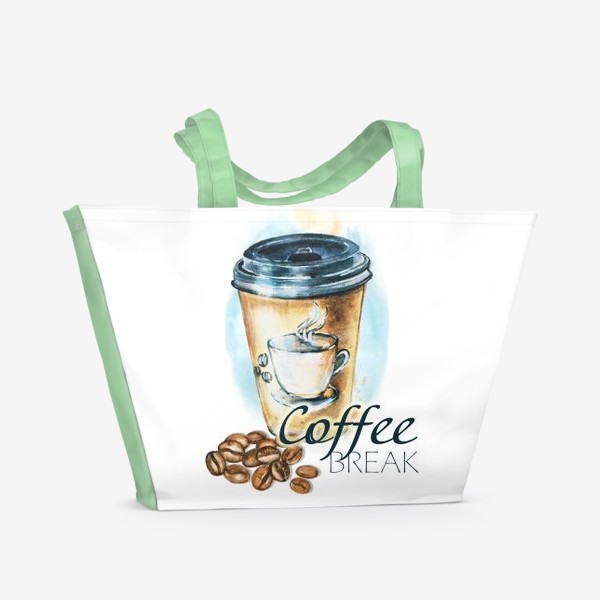 Пляжная сумка «Coffee break»
