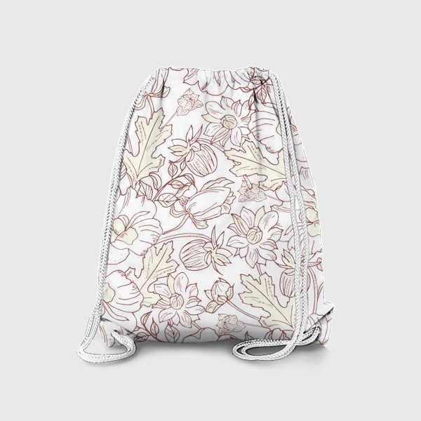 Рюкзак «нежный цветочный»