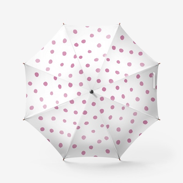 Зонт «Паттерн розовые точечки»
