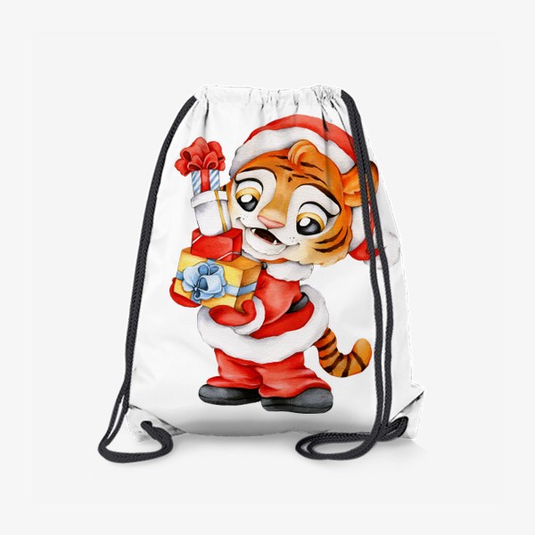 Рюкзак «новогодний тигр с подарками»