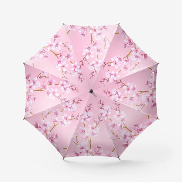 Зонт «Весенняя сакура цветущая розовая вишня»