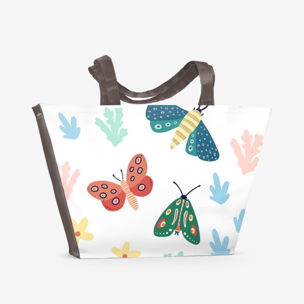 Пляжная сумка «Бабочки »