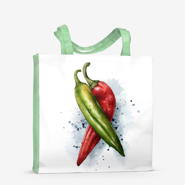 Сумка-шоппер «Острые перцы, Hot Peppers Art»