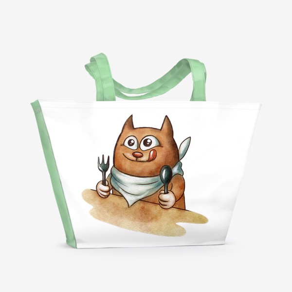 Пляжная сумка &laquo;Толстый кот&raquo;