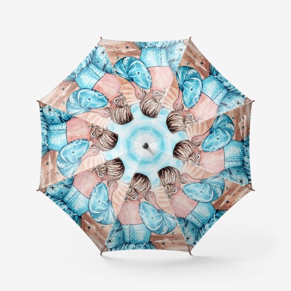 Зонт «голубые грёзы»