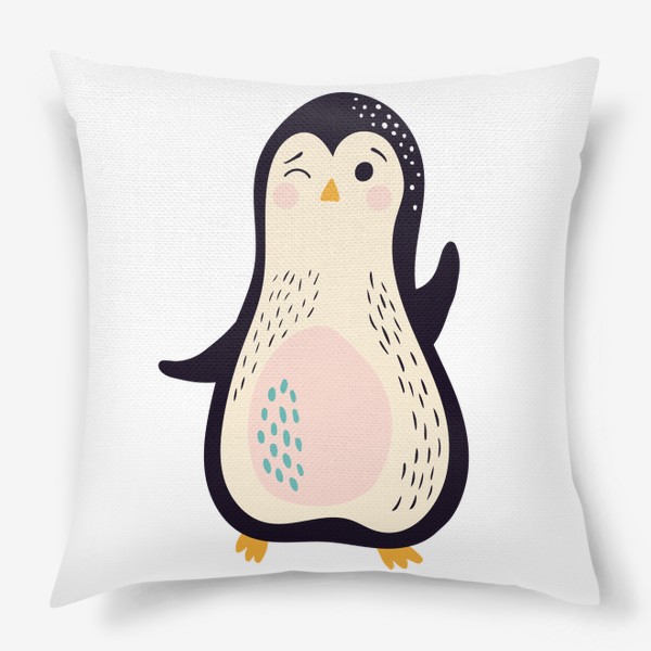Подушка «Веселый пингвин»