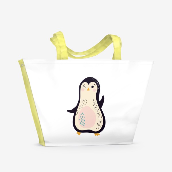 Пляжная сумка «Веселый пингвин»