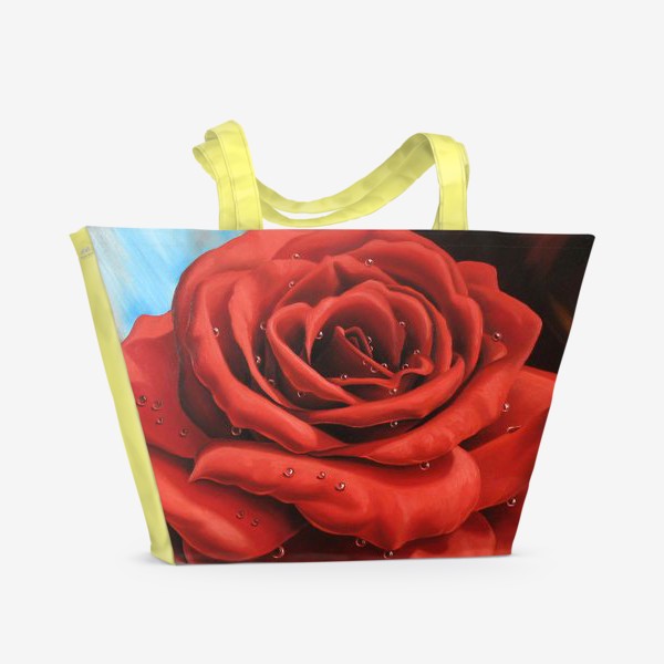 Пляжная сумка &laquo;Красная роза&raquo;