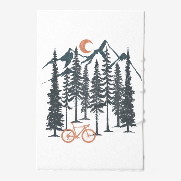 Полотенце «Moon and Bike»