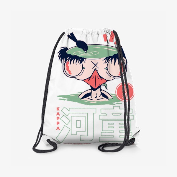 Рюкзак «Водяной Каппа ёкай - Японская мифология»