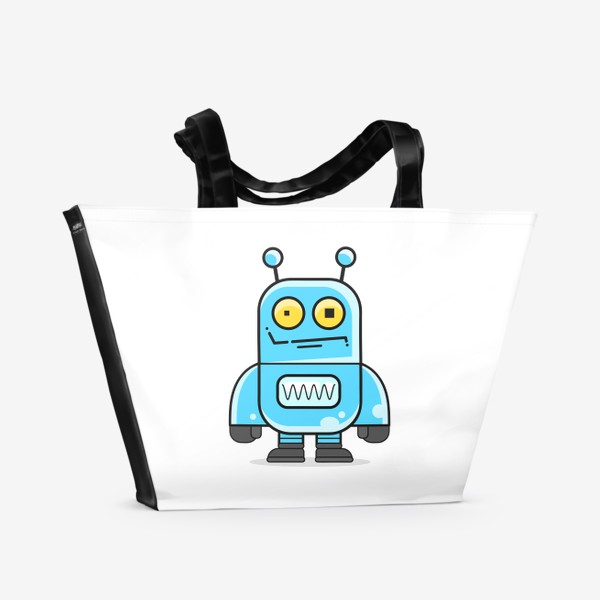 Пляжная сумка «Робот»