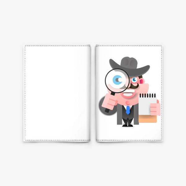 Обложка для паспорта «Детектив»