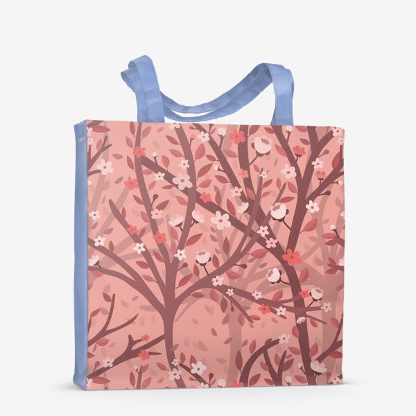 Сумка-шоппер «Деревья в цвету»