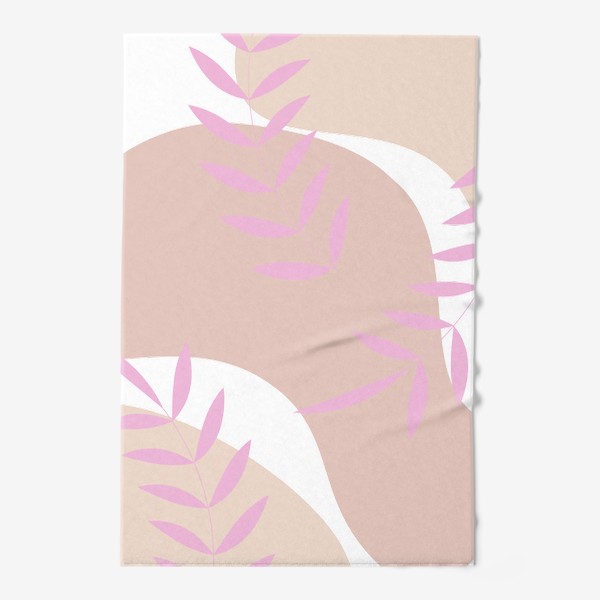 Полотенце «Абстракция в розовых оттенках»