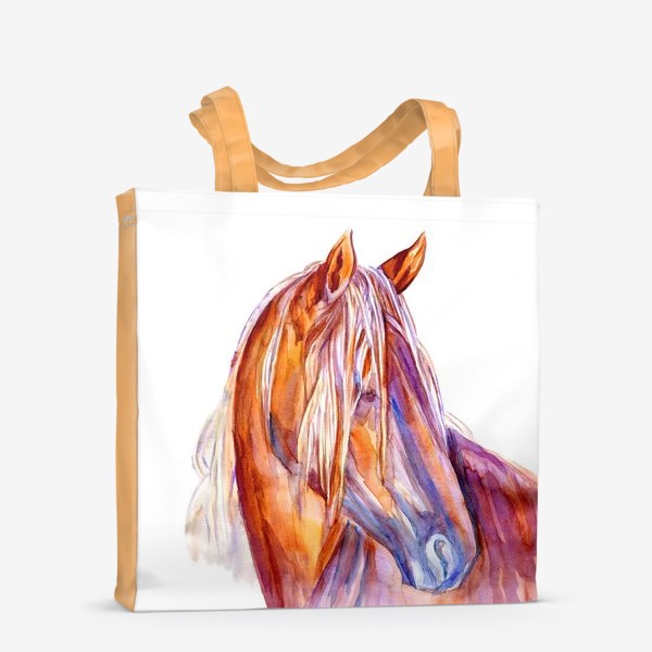 Сумка-шоппер «Лошадь/Watercolor horse»