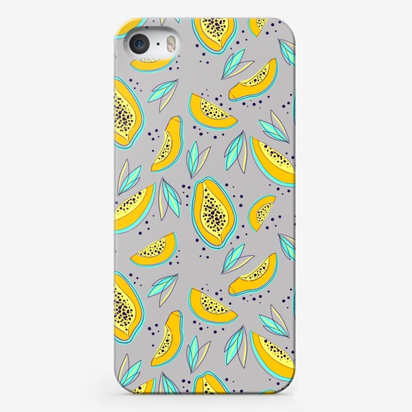 Чехол iPhone «Папайя/экзотические фрукты»
